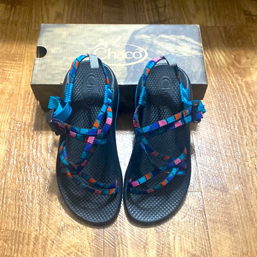 Chaco Break Teal Kids